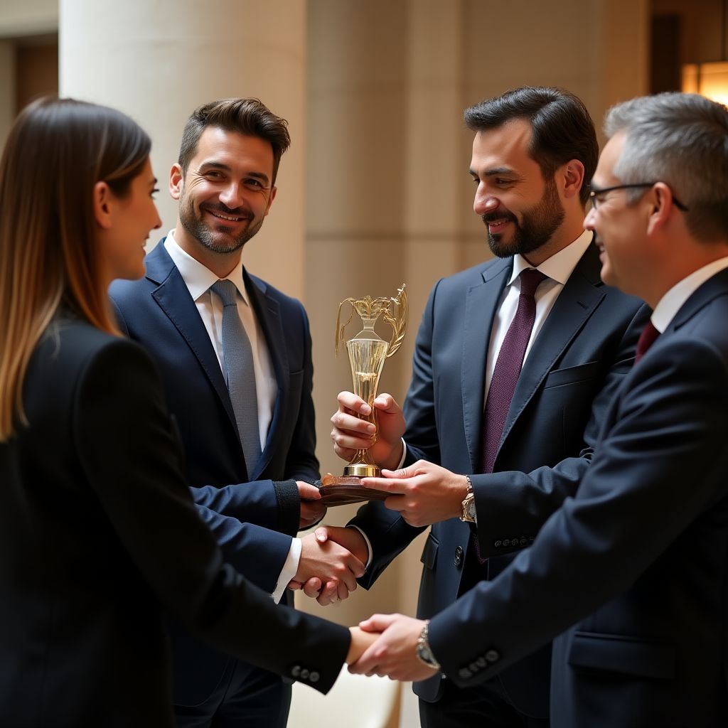 Premiación como mejor consultora financiera